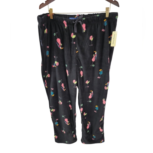 Tommy Bahama Other - NWT Tommy Bahama Men's Fleece Pants Tropical Toucan Black Size XL
